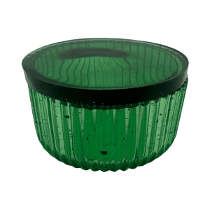 Green Glass Jar